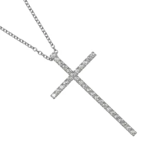 Tiffany & Co. Metro Cross Pendant Necklace