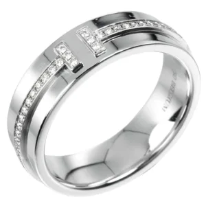 Tiffany & Co. T Two Ring White Gold