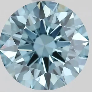 1.65 Carat Fancy Vivid Blue VVS2 ROUND Lab Diamond
