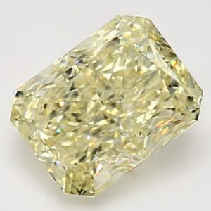 3.01 Carat Radiant Fancy Yellow VS1 Natural Diamond