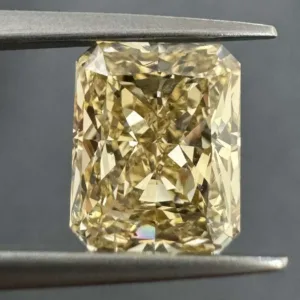 3.03 Carat Radiant Fancy Yellow SI1 Natural Diamond