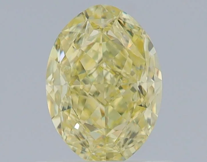 1.01 Carat Oval Fancy Yellow VS2 Natural Diamond 1 1.01 Carat Oval Fancy Yellow VS2 Natural Diamond