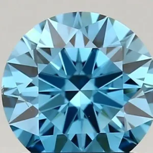 1.31 Carat Fancy Vivid Blue VS2 ROUND Lab Diamond
