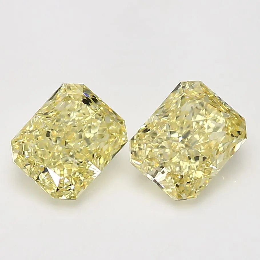 1.72 Carat Radiant Fancy Intense Yellow VS1 Natural Diamond