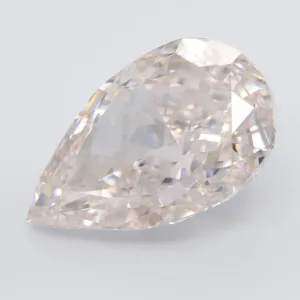 12.71 Carat Pear Very Light Pink VVS1 Natural Diamond