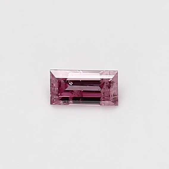 0.2 Carat Baguette Fancy Intense Pink Natural Diamond