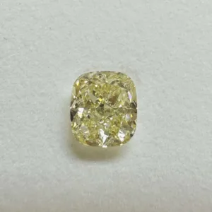 1.74 Carat Cushion Modified Fancy Yellow VS2 Natural Diamond