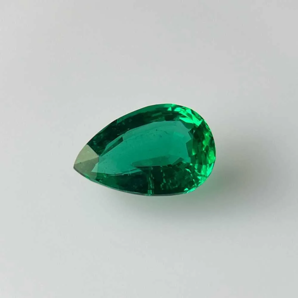 5.13 Carat   PEAR EMERALD