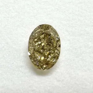 1.85 Carat Oval Fancy Deep Yellow VVS2 Natural Diamond
