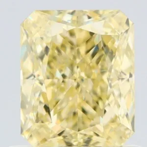 1 Carat Radiant Fancy Yellow VS1 Natural Diamond