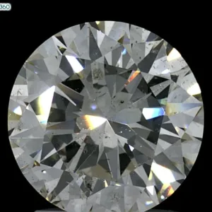 2.03 Carat Round J SI2 Natural Diamond