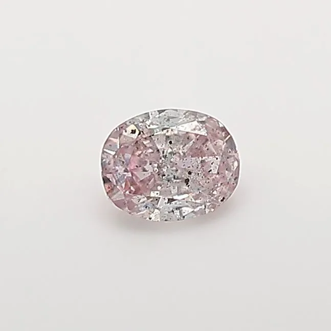 0.2 Carat Cushion Brilliant Fancy Pink I1 Natural Diamond