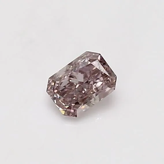 0.31 Carat Radiant Fancy Pink VS2 Natural Diamond