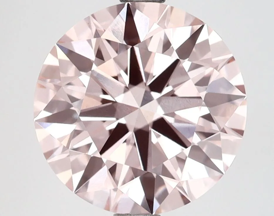3.58 Carat Round Fancy Intense Pink VS1 Lab Diamond 1 3.58 Carat Round Fancy Intense Pink VS1 Lab Diamond