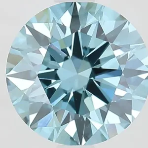 1.74 Carat Fancy Vivid Blue VVS2 ROUND Lab Diamond