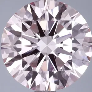 4.22 Carat Round Light Pink VS1 Lab Diamond