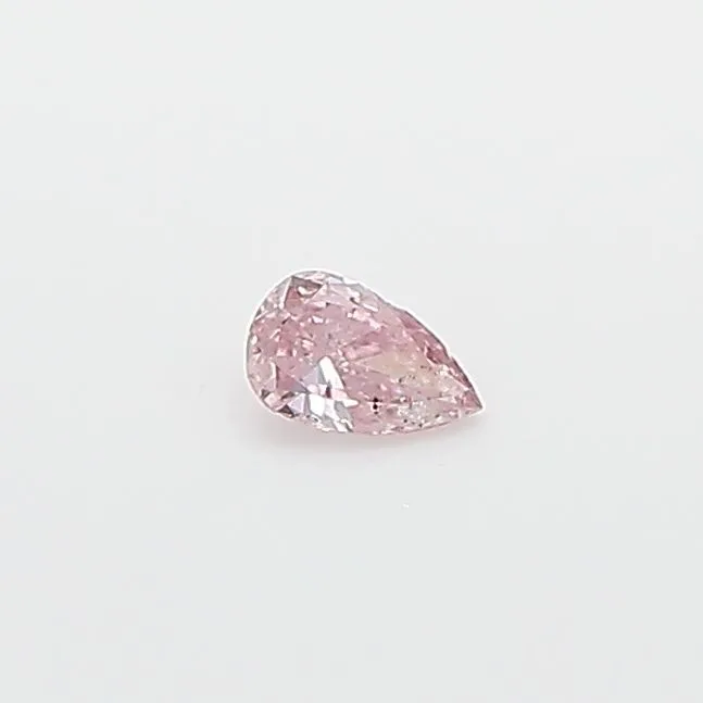 0.05 Carat Pear Fancy Pink Natural Diamond