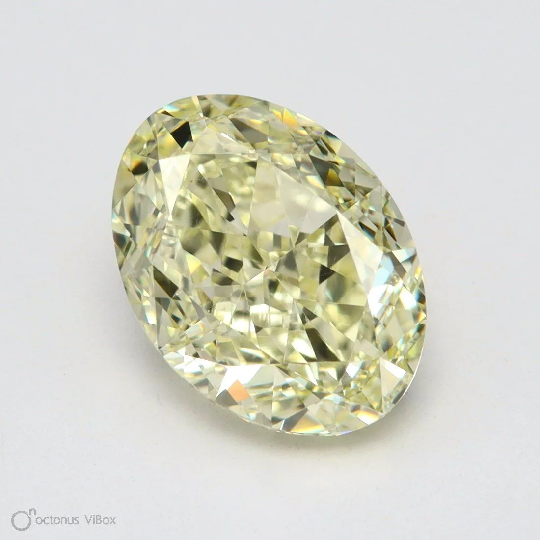 1.51 Carat Oval Fancy Light Yellow VS2 Natural Diamond