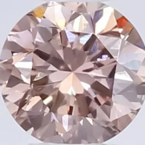 0.26 Carat Round Fancy Brown Natural Diamond