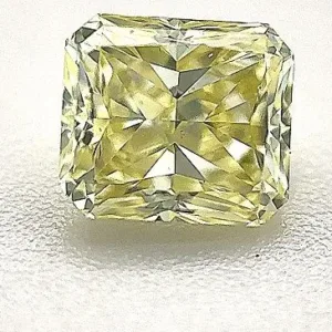 0.73 Carat Fancy Yellow VS1 RADIANT Diamond
