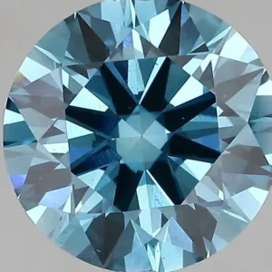 3.46 Carat Fancy Vivid Blue VS2 ROUND Lab Diamond