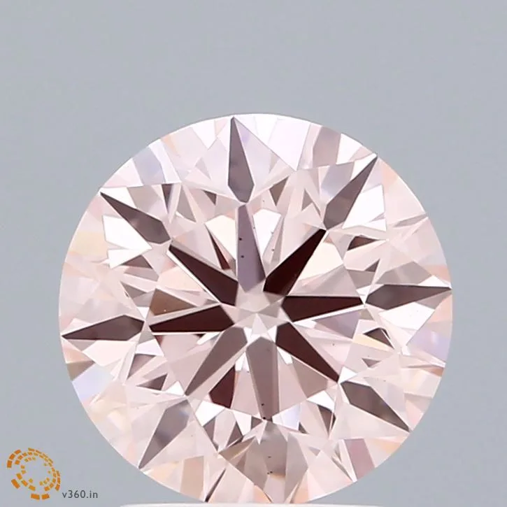2.45 Carat Fancy Intense Pink VS1 ROUND Lab Diamond