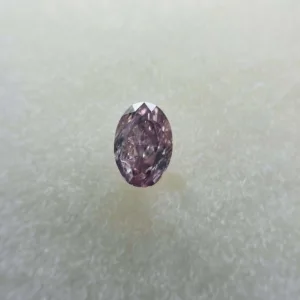 0.43 Carat Oval Fancy Brown Pink I3 Natural Diamond