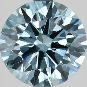 2.51 Carat Fancy Vivid Blue VS1 ROUND Lab Diamond