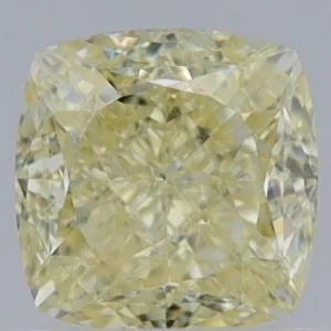 1.16 Carat Cushion Brilliant Fancy Light Yellow VS1 Natural Diamond