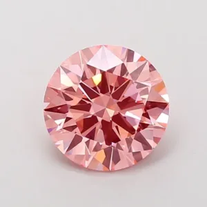 2.01 Carat Round Fancy Vivid Pink VS1 Lab Diamond