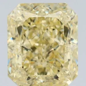 1.06 Carat Radiant Fancy Yellow SI1 Natural Diamond