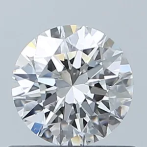 0.53 Carat Round F VS2 Natural Diamond