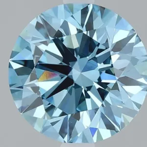 2.2 Carat Fancy Vivid Blue VS1 ROUND Lab Diamond
