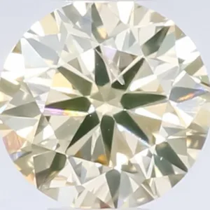 0.48 Carat Round Fancy Light Brown Natural Diamond