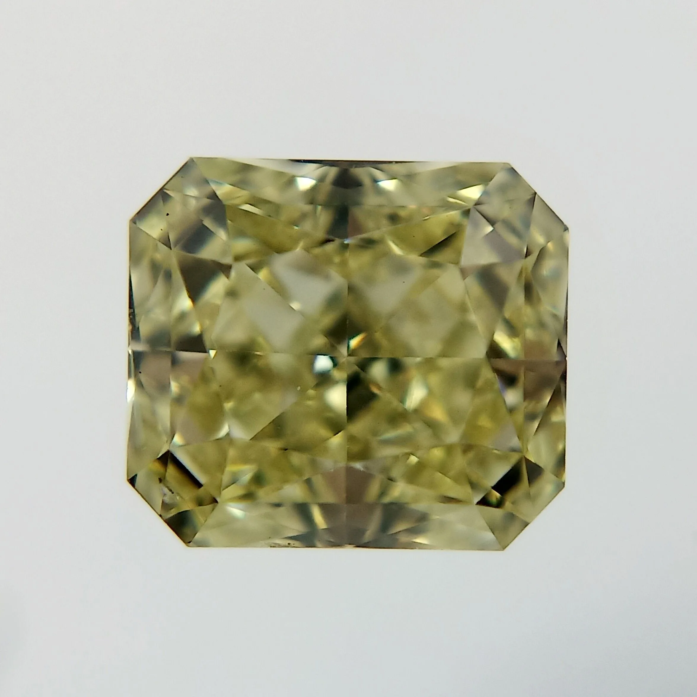 1.01 Carat Radiant Fancy Yellow SI1 Natural Diamond