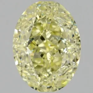 1.25 Carat Oval Fancy Light Yellow VS1 Natural Diamond