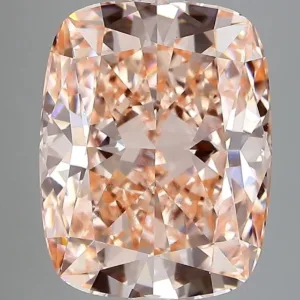 6.09 Carat Fancy Intense Pink VS1 CUSHION MODIFIED Lab Diamond