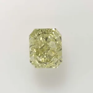 2 Carat Radiant Fancy Yellow VVS2 Natural Diamond
