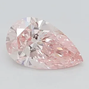 1.19 Carat Fancy Vivid Pink IF PEAR Lab Diamond