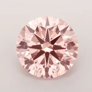 3.01 Carat Round Fancy Intense Pink VS2 Lab Diamond