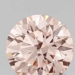 1.0 Carat Fancy Vivid Pink VVS2 ROUND Lab Diamond