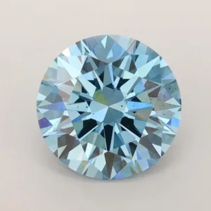 1.75 Carat Round Fancy Vivid Blue VS2 Lab Diamond