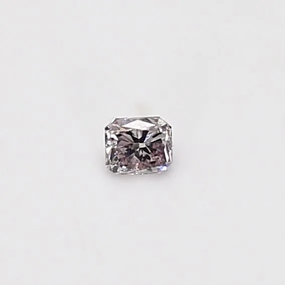 0.1 Carat Radiant Light Pink Natural Diamond
