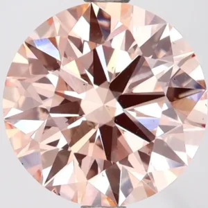 3.08 Carat Fancy Pink VS1 ROUND Lab Diamond
