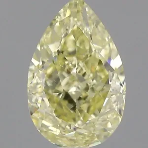 1.01 Carat Pear Fancy Light Yellow VS2 Natural Diamond
