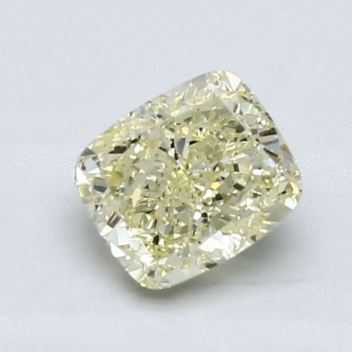 1.16 Carat Cushion Brilliant Fancy Yellow Natural Diamond