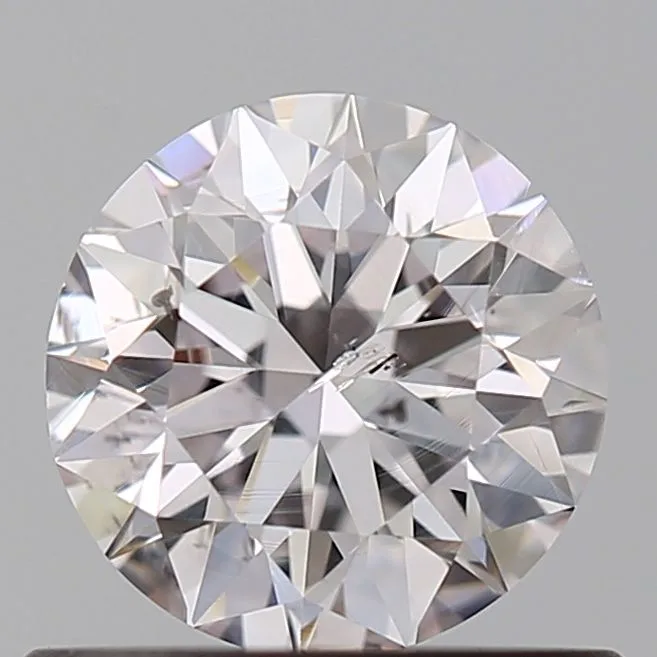 0.52 Carat Round Faint Pink SI2 Natural Diamond