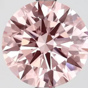 2.55 Carat Fancy Vivid Pink VVS2 ROUND Lab Diamond