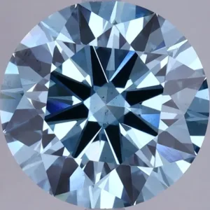 4.54 Carat Round Fancy Vivid Blue VS1 Lab Diamond