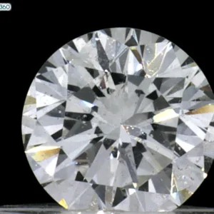 0.43 Carat Round F SI2 Natural Diamond